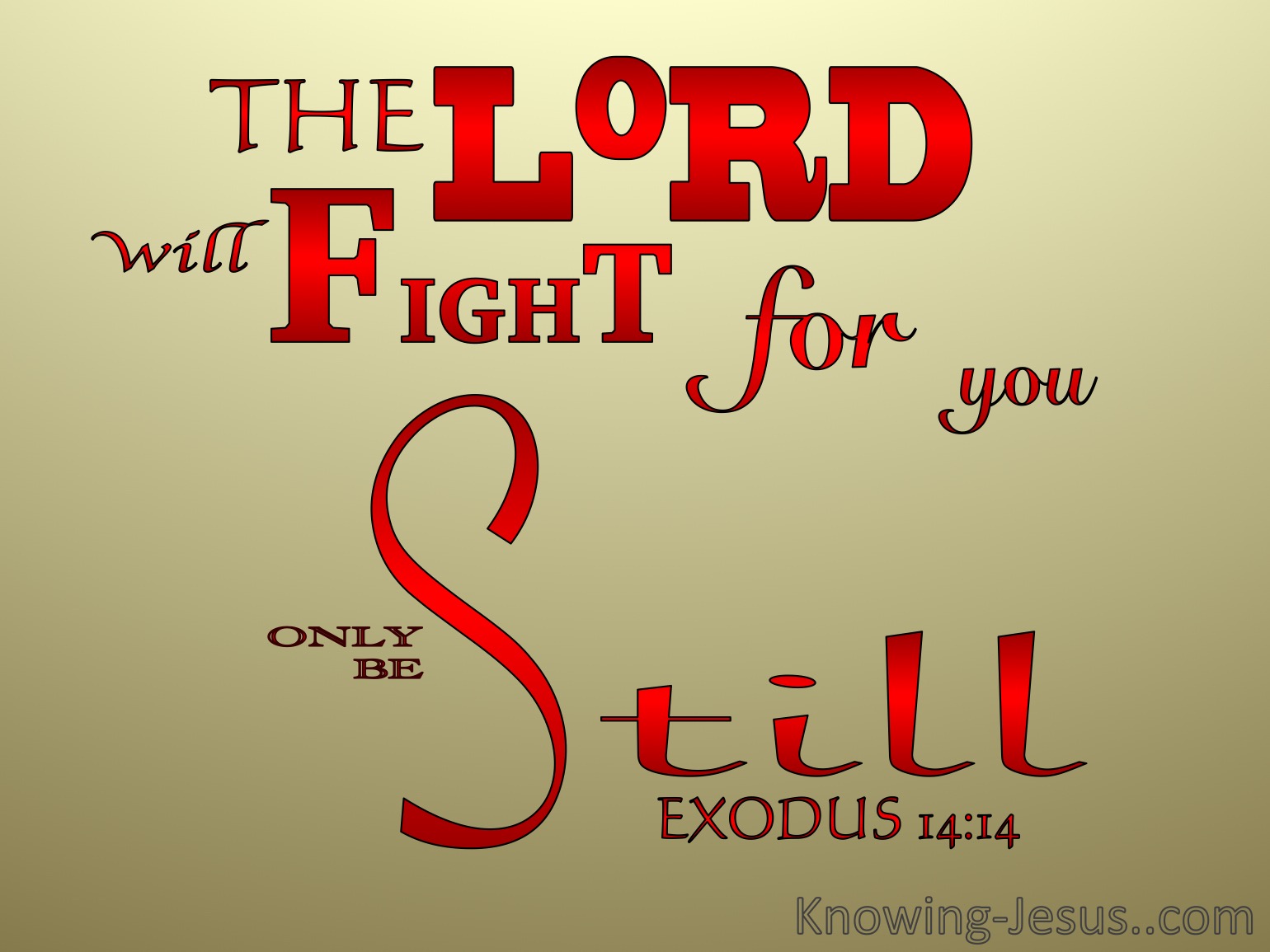 What Does Exodus 14 14 Mean 